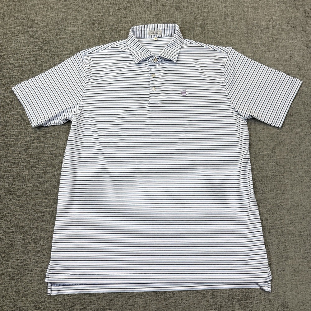 Peter Millar Summer Comfort Polo Shirt Men XL Golf Performance Stretch Lot of 2 - Picture 8 of 16